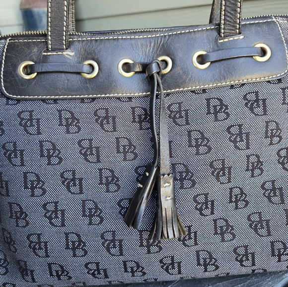 Dooney & Bourke Monogram Tassel Tote - Picture 6 of 16
